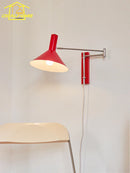 DecorBites™ Cream Wind Wall Lamp LED E27 Swing Arm Telescopic Staircase Bedside Reading