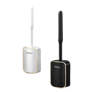 Wall-Mount Quick Drain Toilet Brush Set