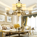 DecorBites™ Jade Chandelier: Stylish Chinese Zen Living Room Lamp for Duplex Building by Guangdong Zhongshan