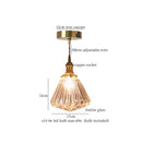 DecorBites™ Glass Pleats LED Pendant Lights for Home and Commercial Spaces