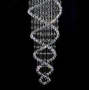 DecorBites™ Crystal LED Chandelier for Modern Luxury Staircase, Bedroom, and Hotel Lighting