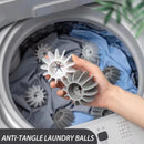 DecorBites™ Eco-Friendly Laundry Washing Ball for Clothes, Hair, Decontamination, Anti-Winding, 10-Piece Set