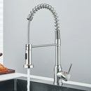 DecorBites™ Black Flexible Kitchen Faucet Pull Down Mixer Tap Swivel Stream Sprayer Nozzle