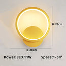DecorBites™ Gold Plated Luxury LED Wall Lamp for Bedroom & Living Room
