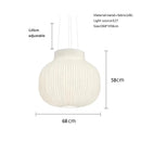 DecorBites™ LED Chandelier: Modern Pendant Light for Living Dining Kitchen Bedroom