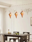 DecorBites™ Gypsum Pendant Lamp Conch Design Wabi Sabi Style for Living Room or Bedroom