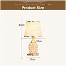 DecorBites™ Crystal Bedroom Table Lamp: Modern, Romantic, Decorative Lighting