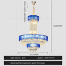 DecorBites™ Crystal Chandelier: Postmodern Multi-layer Luxury for Villa, Hotel Lobby, and Living Room