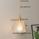DecorBites™ Copper Knob Iron LED Pendant Light - Adjustable Nordic Modern Hang Lamp