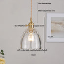 DecorBites™ Copper Knob Iron LED Pendant Light - Adjustable Nordic Modern Hang Lamp