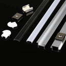 DecorBites™ LED Aluminum Profiles Corner Channel with Transparent/Milky Diffuser for Strip Lights