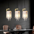 DecorBites™ Crystal LED Pendant Light: Modern Bedroom Hallway Living Room Art Decoration Fixture