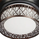 DecorBites™ Gold Ceiling Fan Lights Remote Control 36/42inch Dining Bedroom Living Luminaria