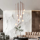DecorBites™ Glass Ball Pendant Lamp for Loft Living Dining Room, LED Lighting