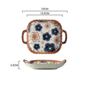 DecorBites™ Japanese Ceramic Baking Bowl with Handle for Microwave Oven and Noodle - 1PCS