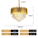 DecorBites™ Crystal Pendant Chandelier for Modern Luxury Décor.
