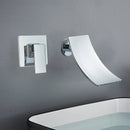 DecorBites™ Gold Waterfall Wall Mount Faucet for Bathroom Basin Mixer Tap