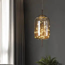 DecorBites™ Glass Pendant Lights: Modern LED Ceiling Chandelier for Bedroom & Bathroom