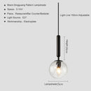 DecorBites™ Glass Ball Pendant Light for Dining Room & Bedroom Decor