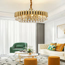 DecorBites™ Gold Crystal Chandelier Lights LED Nordic Classic Living Room Lamparas