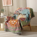 DecorBites™ Double-sided Ethnic Tapestry Sofa Blanket
