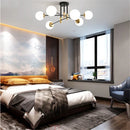 DecorBites™ Glass Ball LED Chandelier Ceiling Light for Living Room and Kitchen