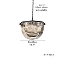 DecorBites™ Crystal Glass Pendant Lights, Dimmable Modern Lighting