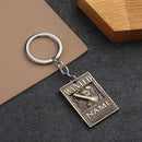 One Piece Keychain Luffy Ace Straw Hat Skull Logo Wanted Order Sanji Nami Robin Bag Keychain Character Toy Fan Gift