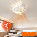 DecorBites™ Kids Bedroom Ceiling Fan with Remote Control and Modern LED Light