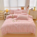 DecorBites™ Cotton Printed Bedding Set: Cozy, Breathable, All Seasons Comforter Set