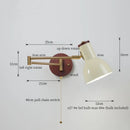 DecorBites™ Creamy Iron LED Wall Lamp Bedroom Living Room Bathroom Mirror Stair Light