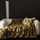 DecorBites™ Cosy Faux Rabbit Plush Blanket in Milk Velvet for Single Sofa Decoration & Napping