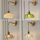 DecorBites™ Green Glass Knob Switch LED Wall Lights for Kitchen, Bedroom, Living Room