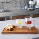 DecorBites™ Double Wall Glass Coffee Mug Set - Enjoy Your Favorite Beverages in Style