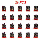 2~20PCS Wealth Waving Cat Chinese Lucky Cat Beckoning Solar Powered Small Size Crafts Home Desktop Ornaments Car Decoration