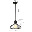 DecorBites™ Industrial Metal Ball Pendant Light for Bedroom Kitchen Island