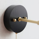 DecorBites™ Black Wood LED Wall Sconce Rotatable Stair Light, Modern Nordic Design