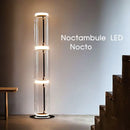 DecorBites™ Glass LED Floor Lamp: Modern Nordic Design for Living Room and Bedroom Decor