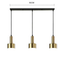 DecorBites™ Gold E27 LED Pendant Light Nordic Chandelier for Indoor Living Room & Bedroom
