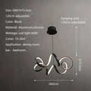 DecorBites™ Creative Twisted LED Chandelier for Living Room Bedroom Lighting