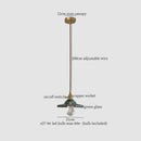 DecorBites™ Green Glass LED Pendant Lights - Nordic Minimalist Style for Bedroom, Living Room