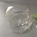 DecorBites™ Clear Glass Pendant Lamp Shade with 2.2cm Thread for Chandeliers & Hanging Lights