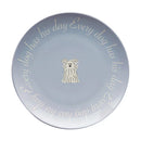 DecorBites™ Korean Style Round Bamboo Fiber Dining Plate for Desserts, Fruits, and Cakes