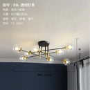 DecorBites™ Glass Ball LED Chandelier Ceiling Light for Living Room and Kitchen