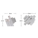 DecorBites™ Geometric Ceramic Vase Block Splicing Flower Arrangement Handicrafts Home Decor