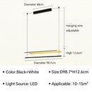DecorBites™ Lamina LED Pendant Light: Minimalist Design for Office, Living Room, Restaurant, Bar.