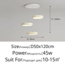DecorBites™ Circular Modern Chandelier Pendant Light Dimmable Indoor Lamp for Dining & Kitchen Island