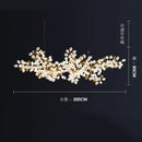 DecorBites™ Gold Grape Luxury Glass Pendant Chandeliers for Living Room and Kitchen