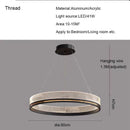 DecorBites™ Black/Gold LED Pendant Lights | Modern Design for Home Lighting Decoration