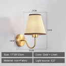 DecorBites™ Cloth LED Wall Lamp, Modern Bedroom Bedside Sconce Light Luminaire